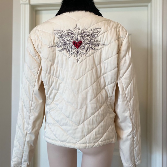 Harley Davidson Woman’s Satin Jacket, Size Large - Picture 3 of 13